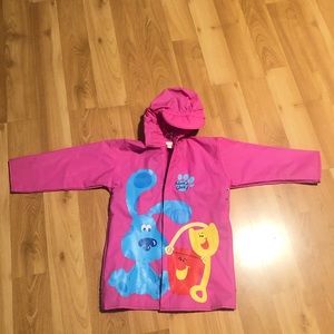 Blues Clues Raincoat- PVC Size 2 Toddlers